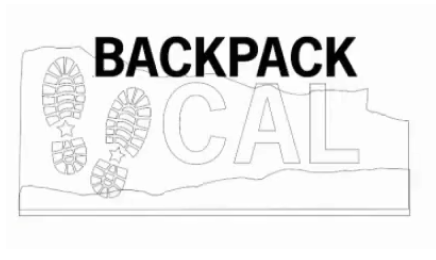 When viewing the artwork shown below in Outline mode, what can you tell about the word "backpack"?