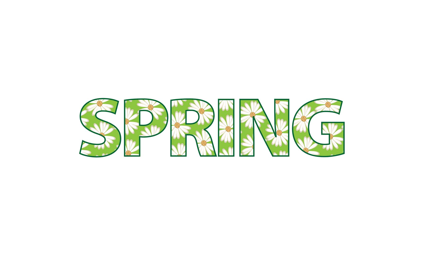 'Spring' Pattern Font